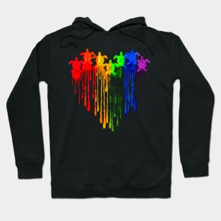 Turtle LGBT Heart Hoodie